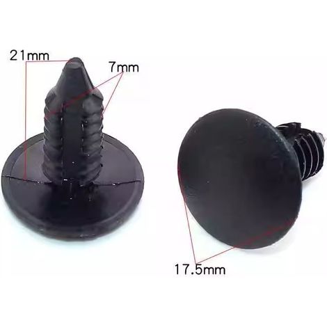 Supply of automotive plastic clips, plastic nylon tree-shaped rivets, and automotive roof clips. (1/5)