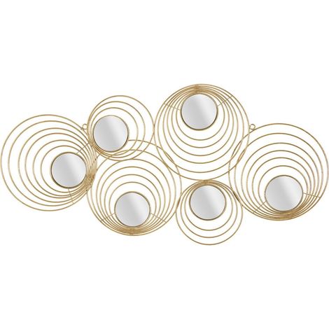 Wanddekoration Mauro Ferretti Metall gold 90x45 cm