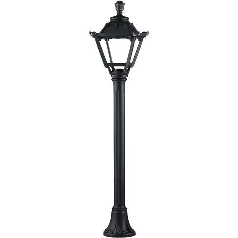 Borne classique INDURA MINI 4 IP55 E27 42W 1100mm Noir (1/3)