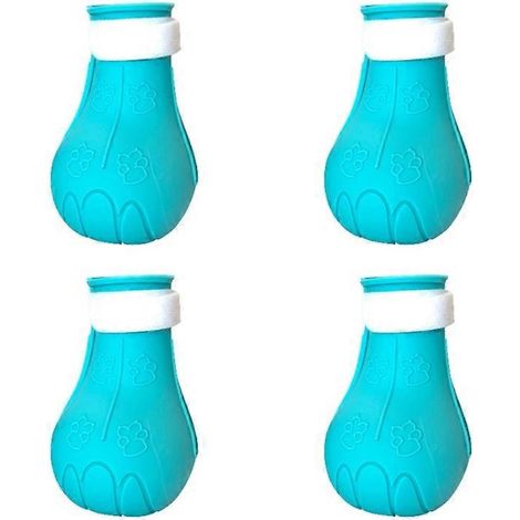 Protège-griffes pour animaux de compagnie, housse en silicone ajustable, accessoires de bain (1/5)