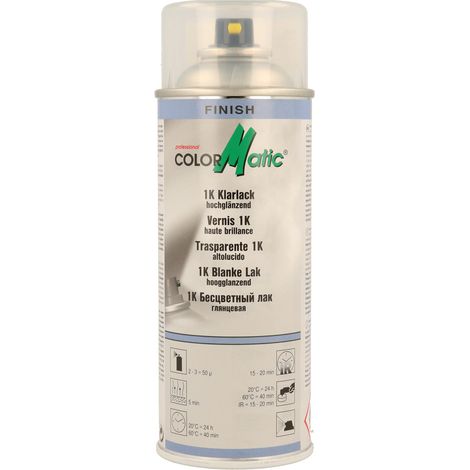 VERNIS INCOLORE BRILLANT 1K 400ML COLORMATIC