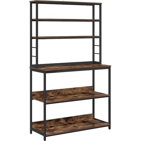 Maison Exclusive - Küchenregal Geräucherte Eiche 100 x 40 x 168 c