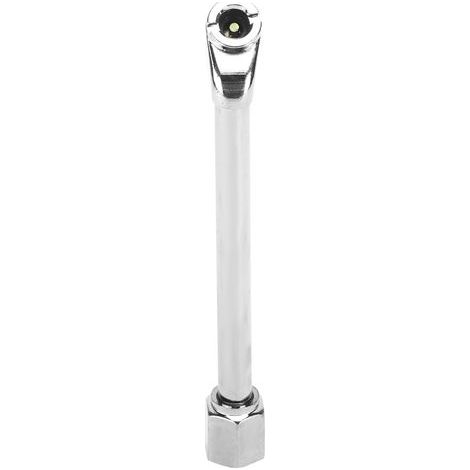 14cm/5.51in Pneu De Voiture Gonflable Tige Métal 1.3cm/0.51in Diamètre Double Tête Air Mandrin Automobile Pneu Réparation Outil Double Tête Gonfleur Outil Facile à Installer Pneu.. (1/5)