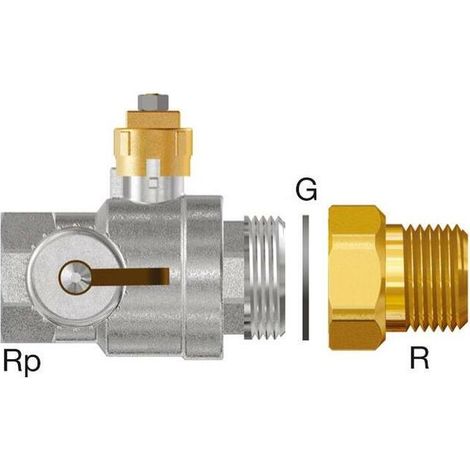 Flamco Kappenkugelhahn DN25, 2 Stk 120C, f.Flamcomat Grundbehälter FG, 17660 (1/2)