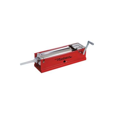 INSACCATRICE CON CILINDRO INOX A 2 VELOCITA'  capacitÃE di lt.5, Kg.10,5  cm.57x33x20 (8950N)    REBER