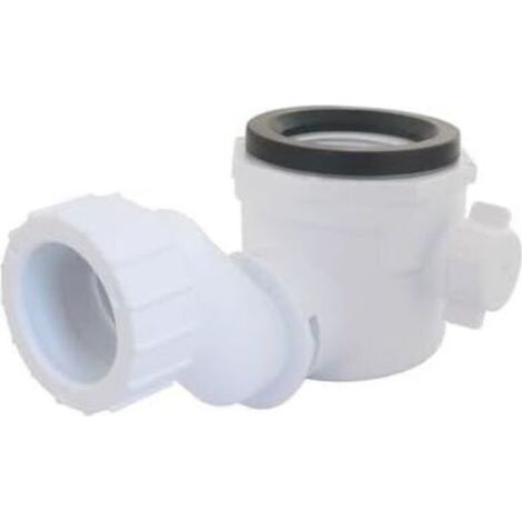 Zen Smart Sink Siphon to Install - Extra Flat - Universal - 360° Rotatable - Compatible With All Types of Sink Drains - White Color (1/5)