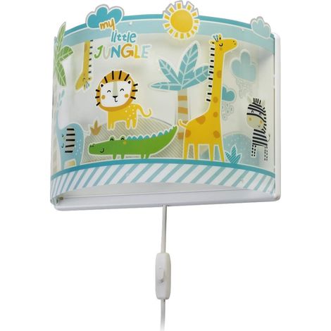 Dalber - Lampada da soffitto E-27, Giungla, Multicolore, 31 x 13 x 23.5 (1/5)