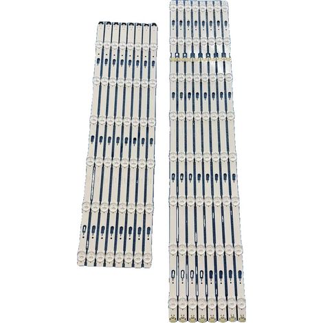Striscia LED, lunga 1350 mm, 14 lampadine LED, compatibile con diversi modelli, flusso luminoso 60, materiale in alluminio (1/5)