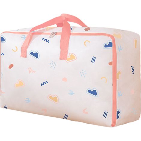 Sac De Rangement Pour Couette - Sac De Stockage Voyage Déplacement École Maternelle - 60 X 50 X 25 Cm - 1 Pièce (1/5)
