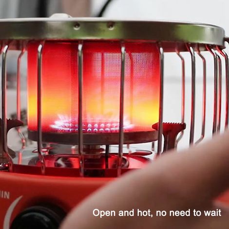 Réchaud de Camping multifonctionnel extérieur Mini 2 en 1 poêles Portable pique-nique Barbecue 2000W haute puissance cuisson four détachable plus chaud (1/5)
