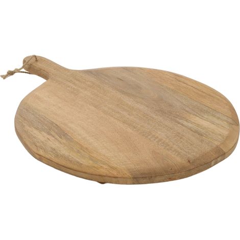 Plateau rond de service en bois de mangue, Ø 47 cm (1/5)
