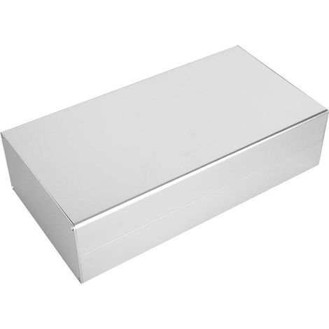 Boîtier de boîtier électronique, 80 x 160 x 300 mm Boîtier en aluminium Boîtier de circuit imprimé Accessoire électrique Sable Argent Dissipation thermique pour GPRS (1/5)