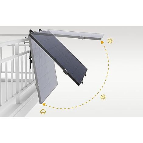 EcoFlow 1-Axis Solar Tracker Zubehör für die Montage von Solarmodulen Solar-Tracker