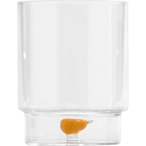 Zafferano Teca Frutta - Lot De 6 Verres En Borosilicate Avec Poire, Gobelets 35 Cl À Double Fond Décorés À La Main, Lavables (1/4)