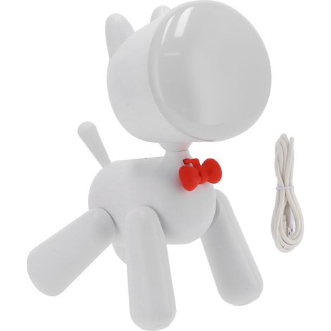 Veilleuse LED en Forme de Chiot à Lampe de Chevet USB Cartoon pour Enfant Étudiant Chambre Bébé Cadeau (1/5)