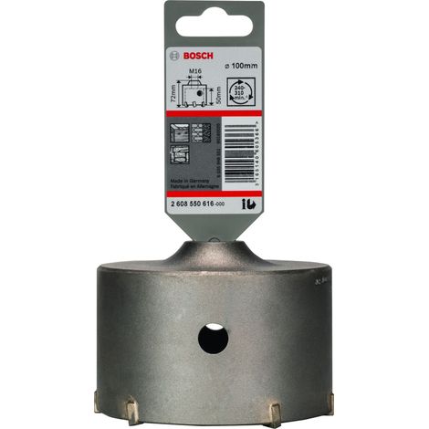 Corona perforadora hueca SDS Plus-9 100 100x50x72 6 BOSCH 2608550616