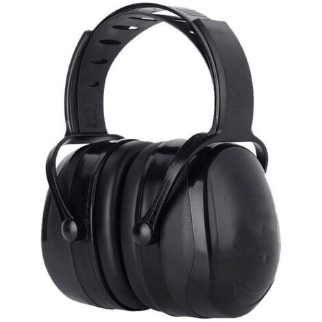 Casque Anti Bruit Adulte Réglable Confortable, avec Une Atténuation de SNR 38dB, pour Milieu Bruyant ou Stressant-Noir (1/5)