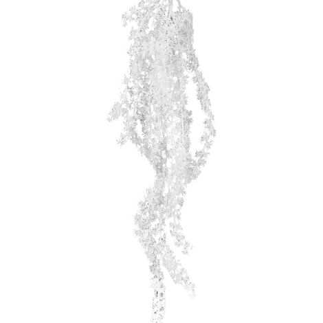Ghirlanda di natale Cedro pendente Bianco decorazione natalizia h 92 cm (1/4)