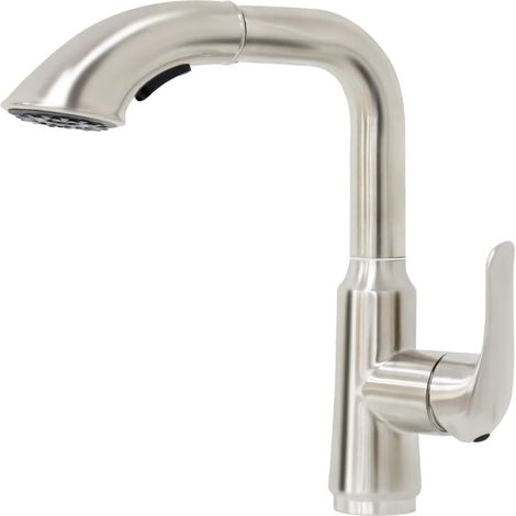 Mitigeur de lavabo inox 304 eau chaude/froide pour lavabo (1/5)