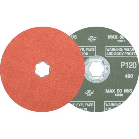 PFERD TOOLS COMBICLICK Korund Fiberscheibe Ø 125 mm A-COOL120 für Edelstahl 25 Stk