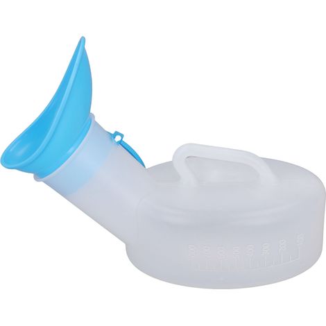 Bouteille urinaire anti-fuite grande capacité 800 ml, portable, pour homme et femme, idéale pour les voyages et l'hôpital. Convient aux femmes. (1/5)