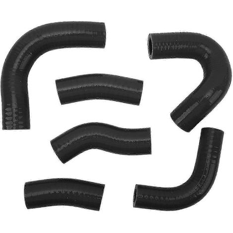 Kit de tuyau de liquide de refroidissement de radiateur en silicone noir résistant aux hautes températures et étanche, compatible avec Magna VF1100C, VF1000C et V65. (1/5)