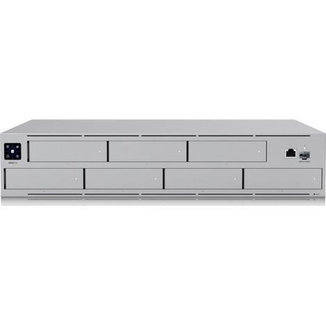 Servidor NAS UniFy UNAS-Pro (2U) con 7 bahías, 8 GB de RAM y Ethernet de 10 Gb/s, color gris (1/5)