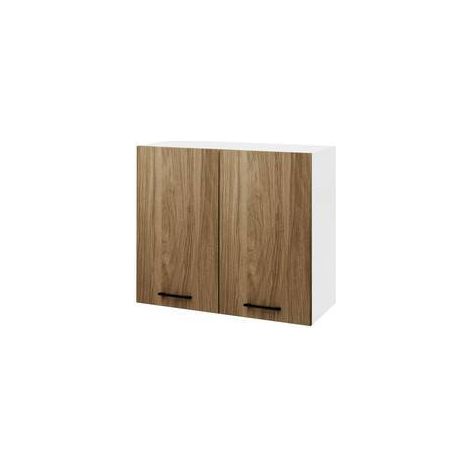 KIT CUCINA PENSILE 2 ANTE 80X32XH72 CM NOCE