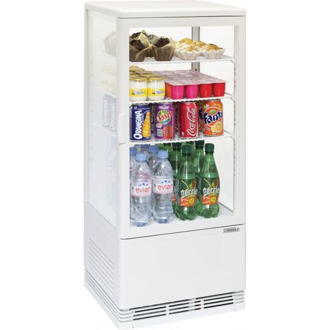 Mini Vitrine Réfrigérée Positive 78l Blanche - Casselin