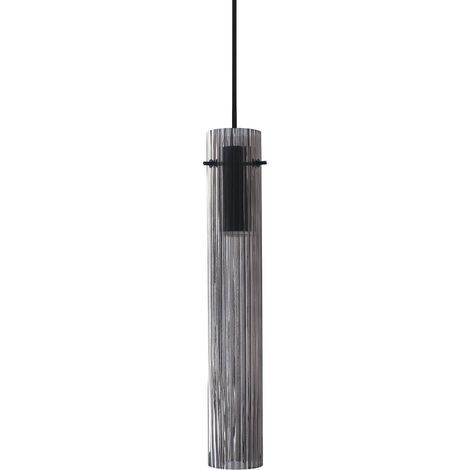 Ideal Lux lampadario moderno Flam 1 luce LED integrato cromo vetro