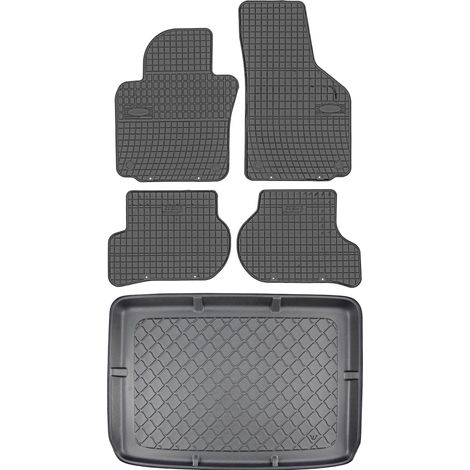Juego de alfombrillas de goma para coche y alfombrilla para maletero Skoda Citigo Hatchback (octubre de 2011 a 2019). (1/5)