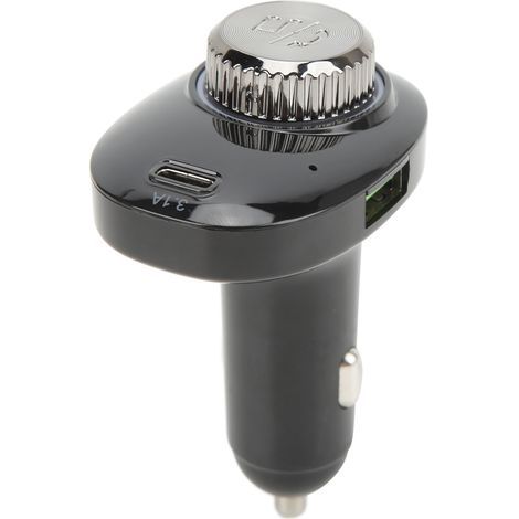 Adaptateur Bluetooth pour voiture, transmetteur FM, Radio sans fil, double Ports, lecteur de musique, récepteur (1/5)