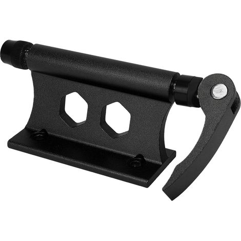Support de fourche vélo à dégagement rapide en alliage d'aluminium, noir, pour transport et rangement sur camions, fourgons, SUV (1/5)