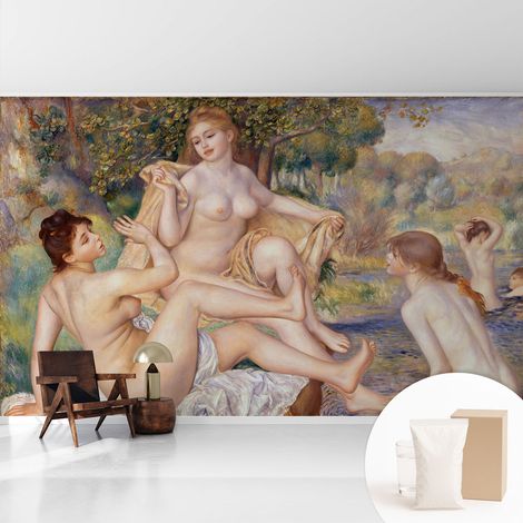 Tapete Tapete Vliestapete mit Kleber - Fototapete mit Motiv - Wandtapete modern - Wanddeko Rastende Frauen 416x254 cm (1/5)
