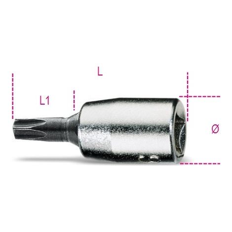 CHIAVI A BUSSOLA A GIRAVITE MASCHIO PER VITI CON IMPRONTA TORX® T10 ART. 900TX