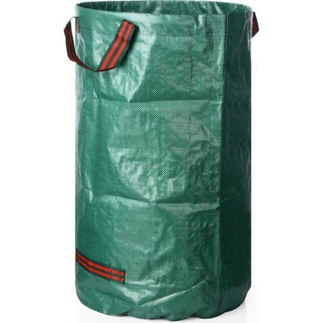 Garden and plant waste bag, 45x76 cm, military green - Pack of 50 sturdy bags for leaves, flowers, branches and miscellaneous waste (1/4)