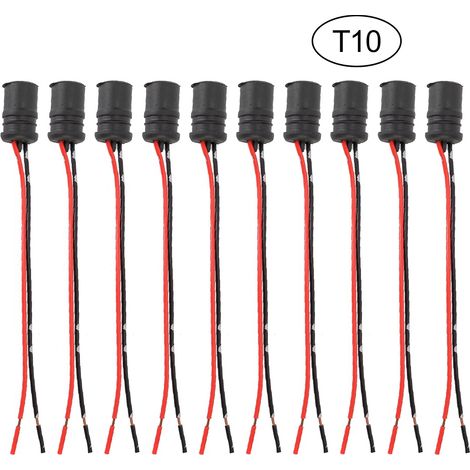 10 Pièces Lot Douille Ampoule Connecteur Souple Mâle pour Voitures Vélos (1/5)