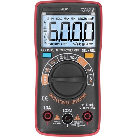Digital Multimeter, ABS Portable Multimeter with NCV, Display (1/5)