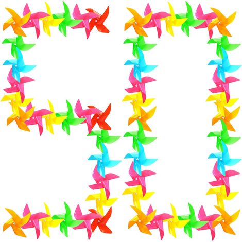 Attrape Vent Coloré,Éoliennes Décoratives de Jardin Girouettes de Jardin (1/5)