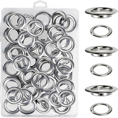 20mm Oeillet et Rondelle Kit 50 Pièces Oeillet et 50PCS de Rondelle (1/5)