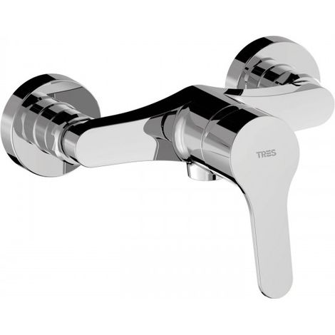Mitigeur douche Chromé - TRES 21526710