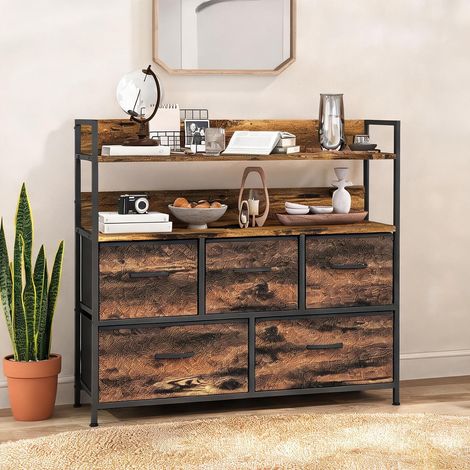 Armoire de rangement brun Rustique 98 x 29 x 85 cm (1/5)