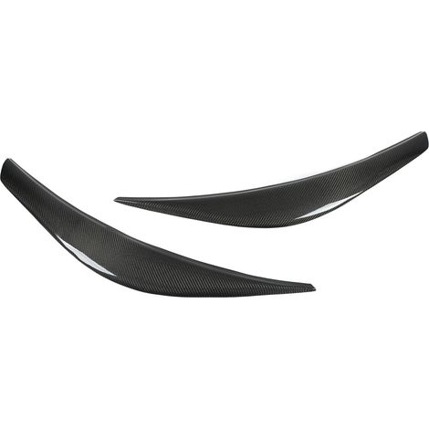 2pcs Garnitures de Pare-Chocs en Fibre de Carbone pour Phares, Décoratif Cache-Sourcil de Remplacement pour Hyundai Veloster 2011-2017 (1/5)