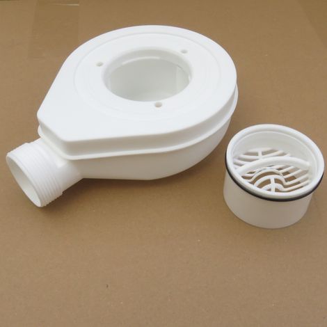 Fournisseur d'accessoires de salle de bain : bonde de sol en plastique PP avec joint d'étanchéité, anti-odeurs et anti-obstruction, et bonde de douche à base PP. (1/5)