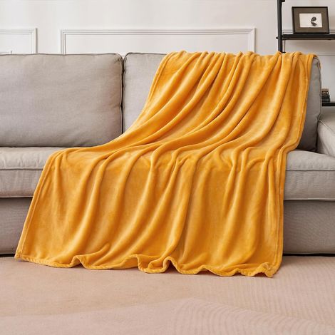 Couverture JeiibrZui « Meilleure Grand-Mère du Monde » - Cadeau d'anniversaire pour grand-mère - 150 x 200 cm - 1 pièce - Flanelle douce - Douceur et chaleur pour la fête des mères et Noël (1/5)