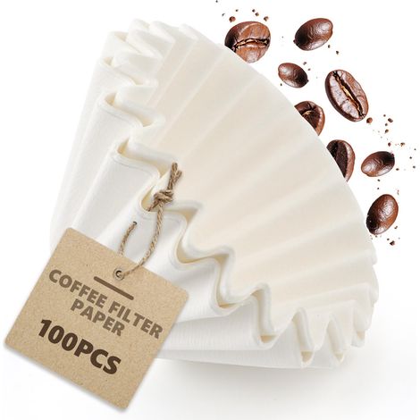 Lot de 100 filtres à café pour machine à café,45/155 Remplacement de filtre (1/5)