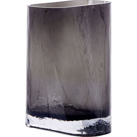 Flower Vase MITATA Glass 20 cm Grey (1/5)