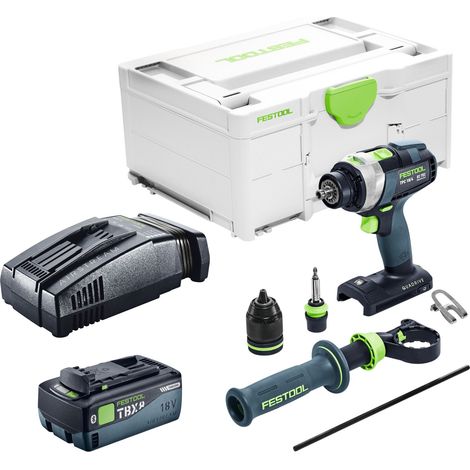 Festool TPC 18/4 I-Basic Perceuse-visseuse à percussion sans fil 18 V 75 Nm + 1x batterie 8,0 Ah + chargeur rapide + Systainer