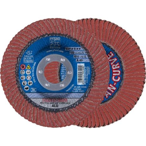 PFERD disco lija pfr 115-a40 56p.curve alu. 67689048 , Disco Lija Pfr 115-A40 56P.Curve Alu. 67689048 de la marca Pferd.