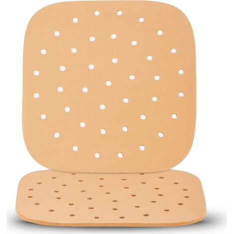 Papier Sulfurisé - 100 Feuilles - Rond 21,5x21,5cm - Antiadhésif Sans PFAS - Pour Friteuse À Air (1/5)